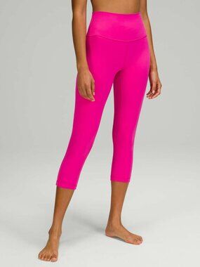 Lululemon Women’s Align High Rise Crop Leggings Pink 4